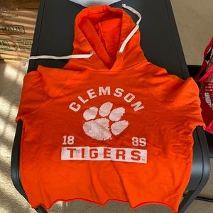 Clemson Tigers Cropped Long Sleeve Hoodie